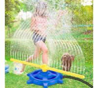Arroseur d'eau en forme de moulin à vent, jouet d'été rotatif à 360 °, jeux d'été amusants pour jardin, pelouse, animaux de compagnie, famille, jardin et jardin (S1)