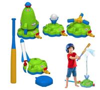 Arroseur d'eau pour , 4 en 1, pour jeu d'enfant en plein air, kit de jeu de lancement de fusée de baseball, jouets interactifs pour et filles de 3 à 12 ans