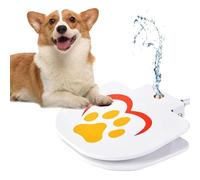Arroseur d'eau pour chien avec patte activée par les pattes | Fontaine à eau d'extérieur pour chien pour cour, jardin, jardin, jardin, terrasse, été, printemps, jeux extérieurs