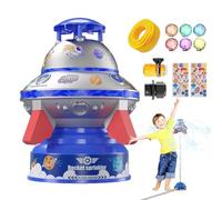 Arroseur d'eau pour | Jeu d'Arrosage Amusant - Soucoupe Volante Portable Rotative 360° avec Éclairage pour Parcs Communautaires Crèches et Jardins