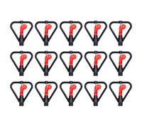 Arroseur d'eau Rotatif Automatique buse de brumisation de pulvérisation d'eau 15 pièces G1/2in Filetage mâle en Plastique Durable pour système d'irrigation de Jardin de Cour Serre