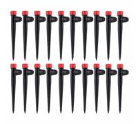 Arroseur d'irrigation monté au sol avec trous de sortie anti-obstruction, émetteur d'irrigation goutte à goutte pour arrosage à 360 degrés dans les jardins et les pelouses, dispositif d'irrigation