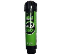 Arroseur Escamotable Tuyère avec Soulèvement par Pression de l'Eau - Angle d'Arrosage 0-360° - Jet Fixe Courte Portée 3,4-4,6m Spécial Petits Jardins - Système Automatique Silencieux - Rain