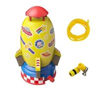 Arroseur Fusée, Arroseur Fusée Spatiale Rotatif À 360°, Contrôle De La Pression De l'eau, Jouet Arroseur Fusée pour Garçons Et Filles, Arroseur Fusée Spatiale Longue Durée, Arroseur Fusée