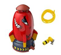 Arroseur Fusée, Arroseur Fusée Spatiale Rotatif À 360°, Contrôle De La Pression De l'eau, Jouet Arroseur Fusée pour Garçons Et Filles, Arroseur Fusée Spatiale Longue Durée, Arroseur Fusée