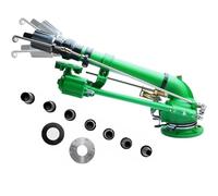 Arroseur Impact 2" Avec Rotation 360°, Angle Ajustable Et Arrosage Large Zone, Buse Pour Irrigation Agricole Ferme Jardin Pelouse Et Réduction De Poussière Extérieure