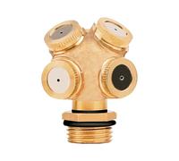 Arroseur intelligent à économie d'eau rotatif en métal fin et résistant à la corrosion pour arrosage de jardin amovible