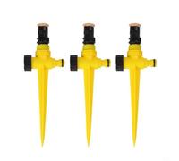 Arroseur Jardin 3PCS PP Réglable Enterré(yellow)