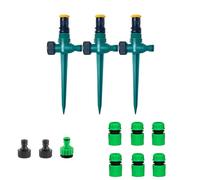 Arroseur Jardin,Arrosage Automatique pour Jardin,Arroseur de Pelouse 360,Arroseur de Jardin Multifonction-RéGlable Vec Raccord De Tuyau 1/2 et Y,Asperseur Arrosage,Arrosage Automatique Pelouse(Set 2)