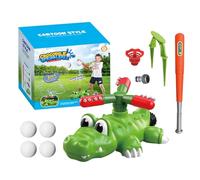 Arroseur,Jeu de Baseball avec Crocodile d'eau,Arroseur Rotatif À Trois Cent Soixante Degrés pour - pour Fête Plage Piscine Parc Vacances Été 3 Ans Et Plus Garçons