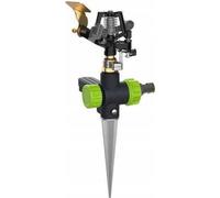 Arroseur métallique à pulsations sur un mandrin pour le jardin