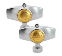 Arroseur métallique pour pelouse, arroseur à Motif carré et Circulaire avec débit d'eau Doux pour Jardin, 2 arroseurs circulaires, à Motif Circulaire, de Jardin en métal