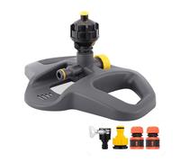 Arroseur Oscillant,1/2 Pouce,3/4 Pouce,Zone d'Arrosage Jusqu'à 500 Mètres Carrés,Tête d'Arrosage Télescopique Automatique,Jardin et Cour (1/2")