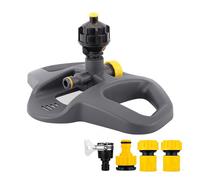 Arroseur Oscillant,1/2 Pouce,3/4 Pouce,Zone d'Arrosage Jusqu'à 500 Mètres Carrés,Tête d'Arrosage Télescopique Automatique,Jardin et Cour (3/4")
