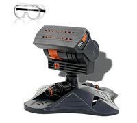 Arroseur oscillant à 16 buses avec minuterie d'arrosage double zone, mini arroseurs d'eau oscillants turbo pour l'arrosage de pelouse, cour, jardin, large zone (A)