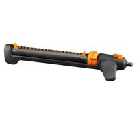 Arroseur Oscillant, Avec Valve On/Off, Taille Universelle, Jusqu'À 17 X 21 M De Portée, Noir/Orange, On/Off, 1027028