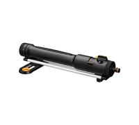 Fiskars Arroseur oscillant Comfort S-M – Filtre amovible, nettoyage buses – 150–300 m², Noir/Orange