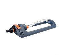 Arroseur oscillant, système d'irrigation automatique avec 19 trous, tuyau en aluminium antirouille et modes de pulvérisation réglables pour grande pelouse, jardin, cour (A)