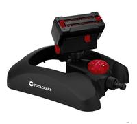 Arroseur oscillant - TOOLCRAFT - 2302369 - Noir - 378 m² - Plastique