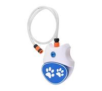 Arroseur pour chien avec activation - Avec tuyau de 1,62 m et arroseur interactif - Jouet de fontaine à eau activé - Pour terrasse, jardin, pelouse, cour, balcon, jeu d'été et éclaboussures