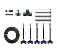 Arroseur pour gazon - Arroseur de jardin réglable, réglable et économe en eau Solution automatique pour pots, patio, parterres de fleurs, balcon