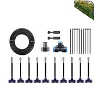 Arroseur pour Gazon,Système d'Arrosage 360 Degrés pour Jardin - Solution de Jardinage Automatique Économe en Eau Réglable pour Pots, Aménagement Paysager, Patio, Plates-Bandes et