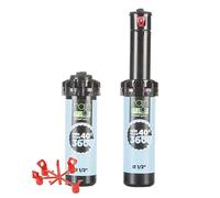 Arroseur Rain S050 - Turbine émergente 10 cm + buses interchangeables | Réglable 40-360° 1/2 femelle + 5 buses interchangeables | Arroseurs d'arrosage