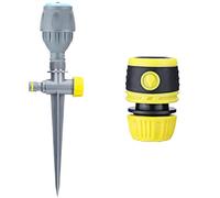 Arroseur réglable à entraînement par engrenage pour une utilisation polyvalente dans la cour et la ferme avec installation facile, irrigation goutte à goutte, arroseur rotatif automatique