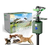 Arroseur répulsif à détecteur de mouvement, pulvérisateur d'eau d'extérieur à énergie solaire pour chats, chiens, cerfs, écureuils et mouffettes, dissuasif sans cruauté pour jardin, pelouse et cour