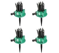 Arroseur Rotatif 360 degrés Multi-Buses système d’Irrigation Automatique pour Jardin pelouse Fleurs pulvérisateur d’Eau Outil de Jardinage arrosage réglable pour extérieur (2)