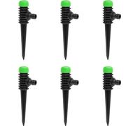 Arroseur rotatif 6 pcs. Vert et noir 3x6x19,5 cm ABS & PP
