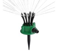 Arroseur rotatif - Arroseur de jardin en ABS | Tête d'arrosage multidirectionnelle à 360 ° | Arroseur de pelouse automatique à 360 degrés | Pour auvent, agriculture, jardin, ferme, allée, patio