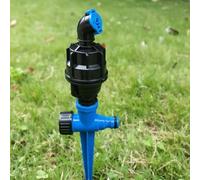 Arroseur rotatif automatique à 360 degrés pour irrigation de pelouse, jardin et cour avec deux options de configuration (A)