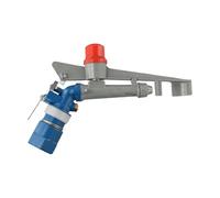 Arroseur rotatif d'irrigation agricole réglable avec couverture de 25 ° à 360 °, construction en alliage de zinc haute pression à économie d'eau pour pelouse de jardin, canne à sucre, Té (0,5")