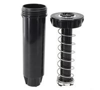 Arroseur rotatif enterré de type G3/4 pour l'irrigation de pelouse avec plage de pulvérisation réglable de 40 ° à 360 °, buse pop-up en plastique noir pour jardin et terrain de football