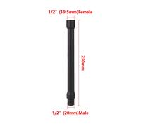 Arroseur rotatif pour pelouse de jardin buse de diffusion à filetage mâle 360 degrés arrosage automatique rotatif arroseurs d'irrigation - Type Extension tube
