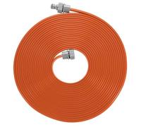 Arroseur souple Gardena : arroseur à pulvérisation pour massifs et surfaces étroits, pulvérisation fine, adapté à de nombreux raccords Gardena, réglage de la longueur, 15 m, orange (996-20)