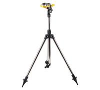 Arroseur trépied en Acier Inoxydable |Système d'irrigation d'eau réglable à 360° pour Jardin/pelouse/Plantes |Hauteur de 45 à 89 cm et Rotation de 30 à 360° |Spray atomisé Uniforme