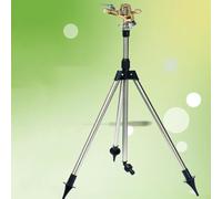 Arroseur trépied en métal réglable en hauteur avec pulvérisateur rotatif pour un arrosage efficace en extérieur et une irrigation de grande surface