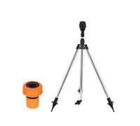 Arroseur trépied en métal robuste avec connecteur étanche réglable de 2,5 cm pour arroser le jardin, solution d'irrigation de jardin efficace