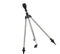 Arroseur trépied robuste avec cadre en acier inoxydable - Raccords de connexion rapide - Plusieurs coudes - Pulvérisation pour l'irrigation des pelouses - Trépied rotatif