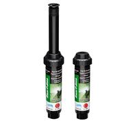 Arroseur tuyère réglable - Portée 3,40 à 4,60 m - Réglable 0° à 360° - Entrée 15x21 mm - Élévation 10 cm