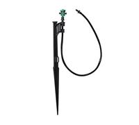 Arroseur Vertical goutteur d'irrigation de Jardin avec kit de Tige de Support Arroseur de Jardin Arroseur d'irrigation avec Tuyau de 50 cm 4/7 mm 3 Ensembles