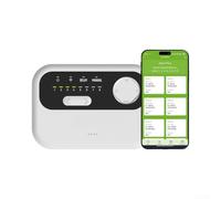 Arroseur WiFi 8 zones avec réglage de la météo | Contrôle d'arrosage intelligent pour électrovannes, contrôle par application, irrigation manuelle, sortie 24 V CA