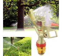 Arroseurs d’arrosage de pelouse à rotation de 360 degrés de 1/2 pouce Arroseurs agricoles mâles à pulsation métallique pour irrigation agricole