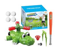 Arroseurs de Jardin d'- Jeu De Crocodile Baseball pour Arrière-Cour | Arroseur Rotatif À Trois Cent Soixante Degrés pour - Vacances, Parc, Piscine, Plage, fête, été, 3+ Ans, garçons et