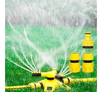 Arroseurs de jardin pour pelouses grandes surfaces 2025 nouveaux arroseurs d'eau pour pelouse et jardin, bras de pulvérisation réglables à 360°, système d'irrigation à économie d'eau pour une