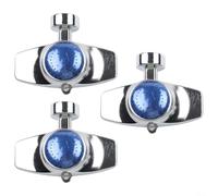 Arroseurs métalliques avec couverture à 360 degrés pour une solution durable pour l'irrigation de la pelouse et du jardin (rouge)