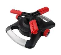 Arroseurs pour Le Jardin,Asperseur Automatique Rotatif À 3 Bras 360 Degrés Économiseur d'eau,Arroseur d'Irrigation | pour Jardin, Cour, Jardinage, Parterre de Fleurs, Gazon et