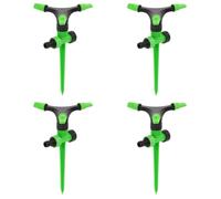 Arroseurs rotatifs 4 pcs vert et noir 16x13,5x25,5 cm ABS et PP